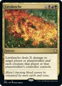 Lavalanche from Commander: Dominaria United