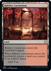 Rakdos Carnarium from Commander: Dominaria United