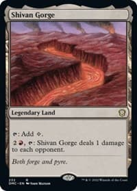 Shivan Gorge from Commander: Dominaria United