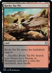 Rocky Tar Pit from Commander: Dominaria United