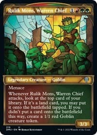 Rulik Mons, Warren Chief (Showcase) from Dominaria United