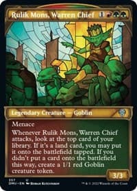 Rulik Mons, Warren Chief (Textured Foil) from Dominaria United