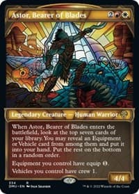 Astor, Bearer of Blades (Textured Foil) from Dominaria United