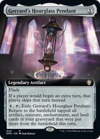 Gerrard's Hourglass Pendant (Extended Art) from Commander: Dominaria United