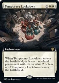 Temporary Lockdown (Extended Art) from Dominaria United
