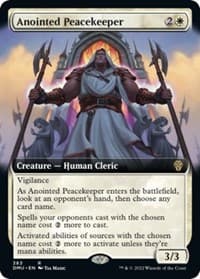 Anointed Peacekeeper (Extended Art) from Dominaria United