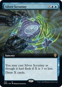 Silver Scrutiny (Extended Art) from Dominaria United