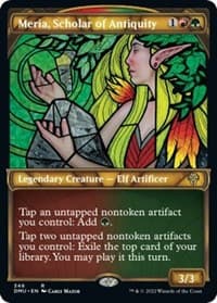 Meria, Scholar of Antiquity (Textured Foil) from Dominaria United