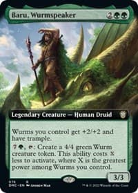 Baru, Wurmspeaker (Extended Art) from Commander: Dominaria United