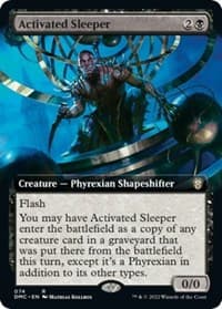 Activated Sleeper (Extended Art) from Commander: Dominaria United