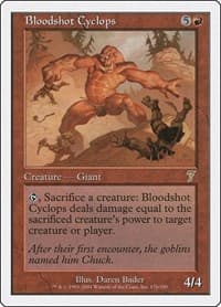 Bloodshot Cyclops from 7th Edition