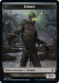 Zombie Token from Commander: Dominaria United