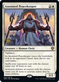 Anointed Peacekeeper from Prerelease Cards