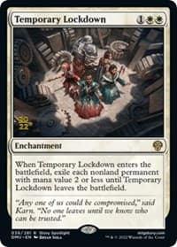 Temporary Lockdown from Prerelease Cards