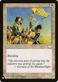 Benalish Infantry from The List Reprints