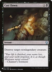 Cast Down (DOM) from The List Reprints