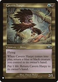 Cavern Harpy from The List Reprints
