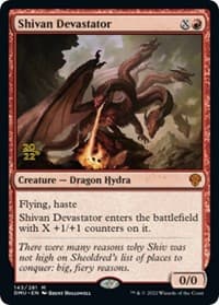 Shivan Devastator from Prerelease Cards
