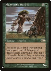 Magnigoth Treefolk from The List Reprints