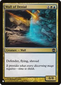 Wall of Denial from The List Reprints