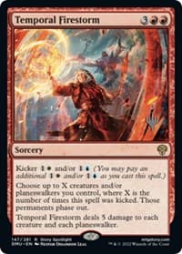 Temporal Firestorm from Promo Pack: Dominaria United