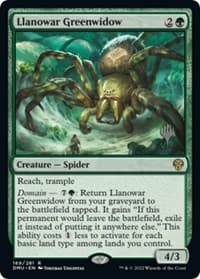 Llanowar Greenwidow from Promo Pack: Dominaria United