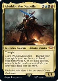 Abaddon the Despoiler from Universes Beyond: Warhammer 40,000