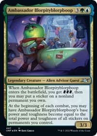 Ambassador Blorpityblorpboop (Galaxy Foil) from Unfinity