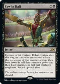 Saw in Half (Galaxy Foil) from Unfinity