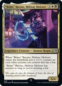 "Brims" Barone, Midway Mobster (Galaxy Foil) from Unfinity