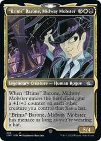 "Brims" Barone, Midway Mobster (Showcase) from Unfinity
