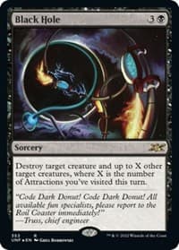 Black Hole (Galaxy Foil) from Unfinity