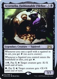 Acornelia, Fashionable Filcher from The List Reprints