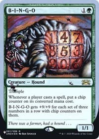 B-I-N-G-O from The List Reprints