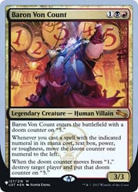Baron Von Count from The List Reprints