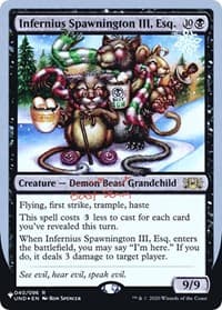 Infernius Spawnington III, Esq. from The List Reprints