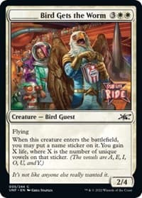 _____ Bird Gets the Worm from Unfinity