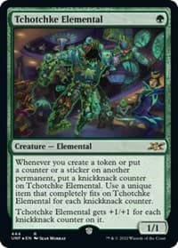 Tchotchke Elemental (Galaxy Foil) from Unfinity
