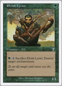 Elvish Lyrist from 7th Edition