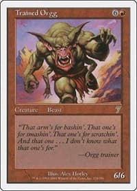 Trained Orgg from 7th Edition