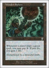 Wooden Sphere from 7th Edition