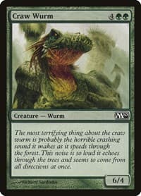 Craw Wurm from Magic 2010 (M10)
