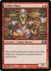 Goblin Piker from Magic 2011 (M11)
