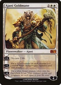 Ajani Goldmane from Magic 2011 (M11)