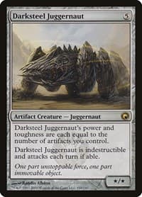 Darksteel Juggernaut from Scars of Mirrodin