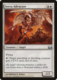 Serra Advocate from Duel Decks: Divine vs. Demonic