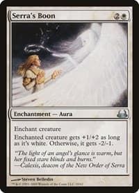 Serra's Boon from Duel Decks: Divine vs. Demonic