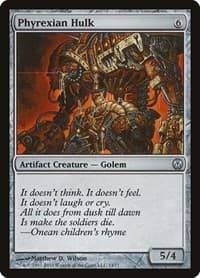 Phyrexian Hulk from Duel Decks: Phyrexia vs. the Coalition