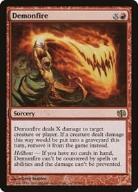 Demonfire from Duel Decks: Jace vs. Chandra