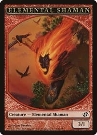 Elemental Shaman Token from Duel Decks: Jace vs. Chandra